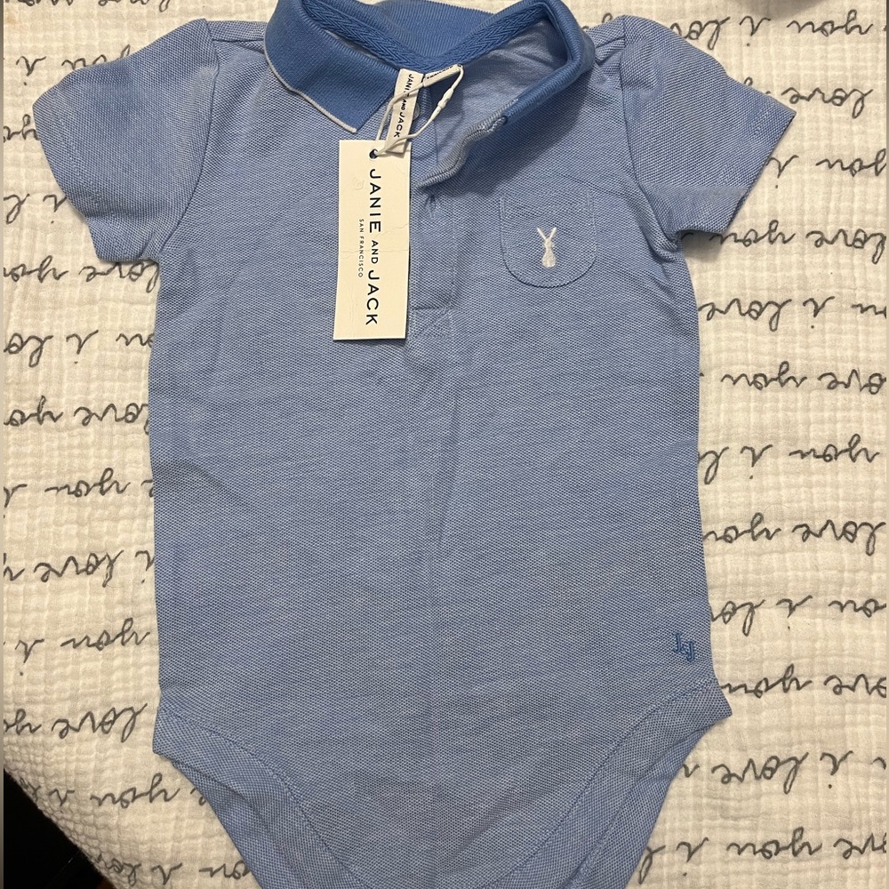 Janie and Jack boys polo shirt nwt